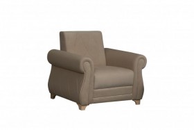 Кресло для отдыха "Порто" (велюр киви латте / микровельвет крем) в Балахте - balahta.katalogmebeli.com | фото