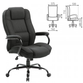 Кресло офисное BRABIX Heavy Duty HD-002 (ткань) в Балахте - balahta.katalogmebeli.com | фото