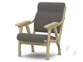Кресло Вега-10 (бесцветный лак/ULTRA STONE) в Балахте - balahta.katalogmebeli.com | фото