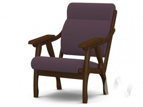 Кресло Вега-10 (орех лак/ULTRA PLUM) в Балахте - balahta.katalogmebeli.com | фото